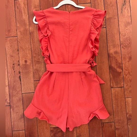 Lover and Friends Jill Romper - coral - Picture 4 of 8